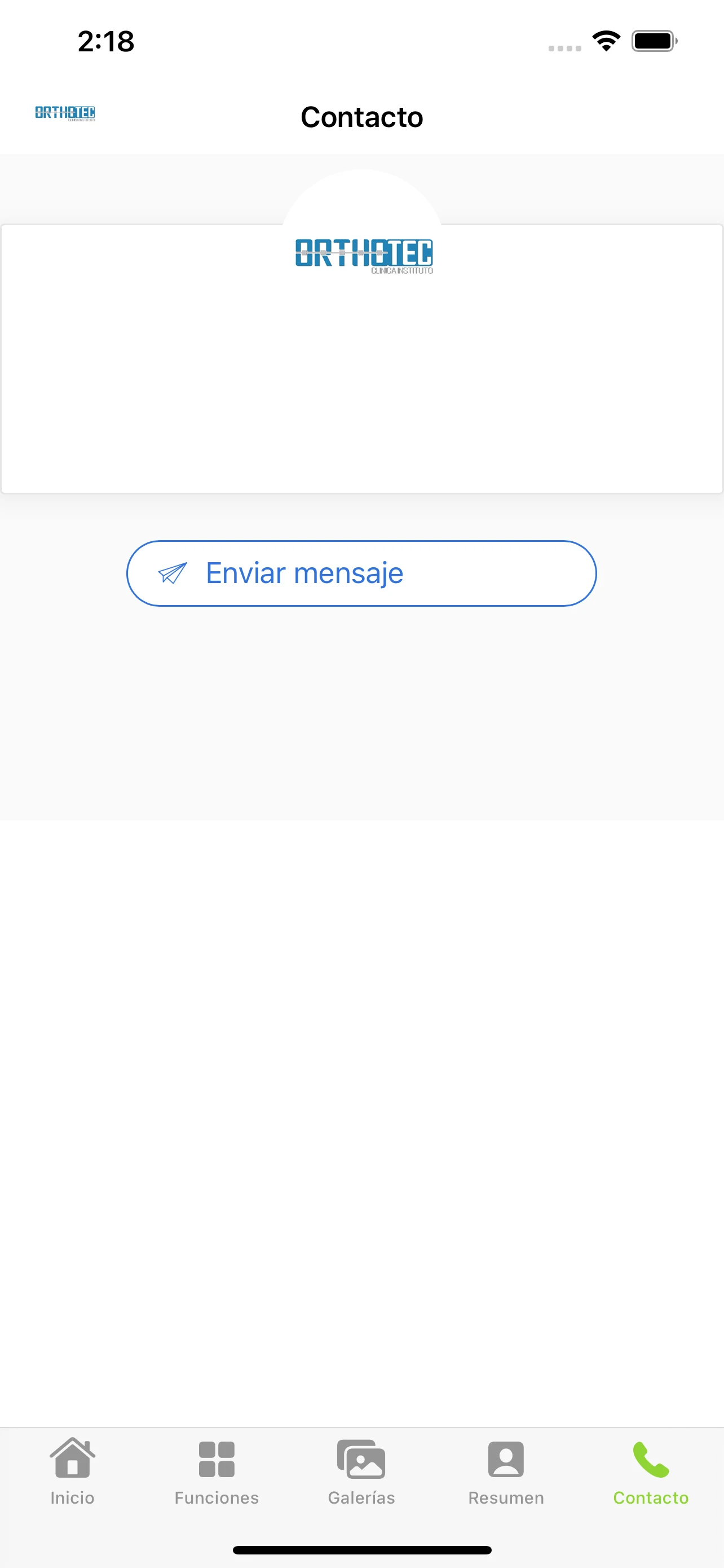 Orthotec screenshot